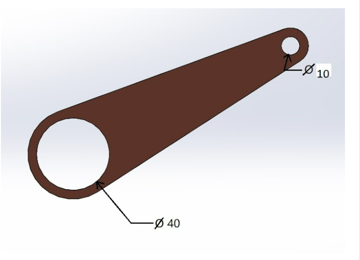 10 O 40 10 O 40 10 O 40 Q4 Continue Form Q3 Modify The Part Shown In Figure S4 Using Solidworks The Geometry 1