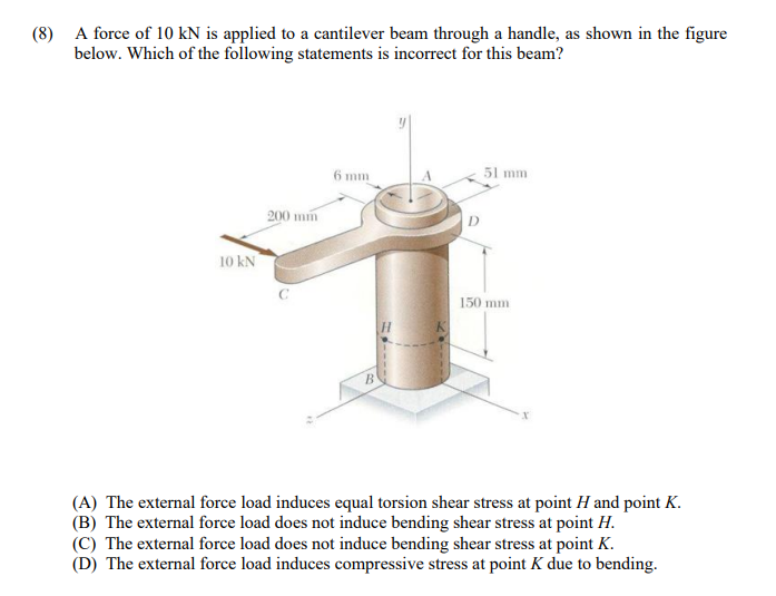 7 An Aluminum Alloy Block Is Fixed To Two Rigid Plates At Its Top And Bottom Surfaces Respectively As Shown In The F 2