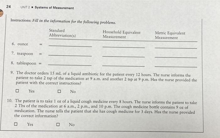 Instructions Read The Physician S Orders And Complete The Answer 1 Electronic Medical Record Provider Orders Name H 2