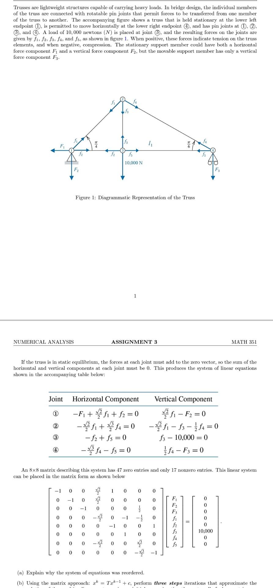 Trusses Are Lightweight Structures Capable Of Carrying Heavy Loads In Bridge Design The Individual Members Of The Trus 1