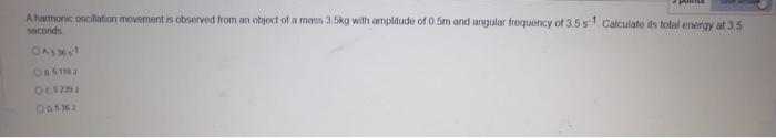 It A Harvitonian Of A Harmonic Oscillator In One Dimension Is Represented By Solution Which Of The Following Will Be Th 3