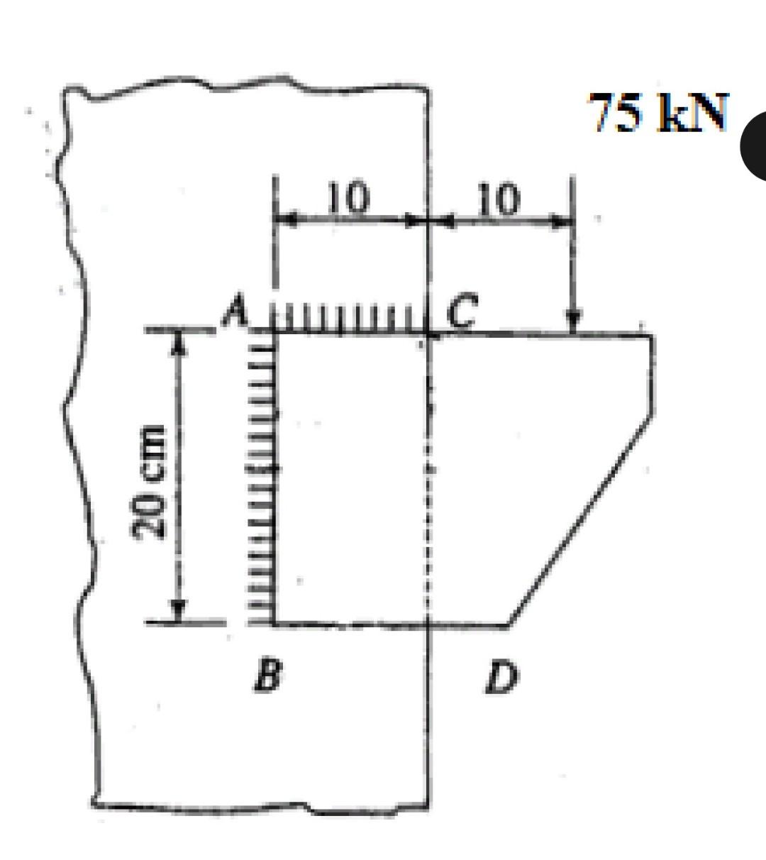 75 Kn 10 10 20 Cm B D 1