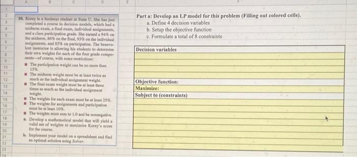 Chapter 13 Linear Optimization Problems 25 27 And 35 Pp 513 516 1 Develop A Linear Optimization Model For 25 3