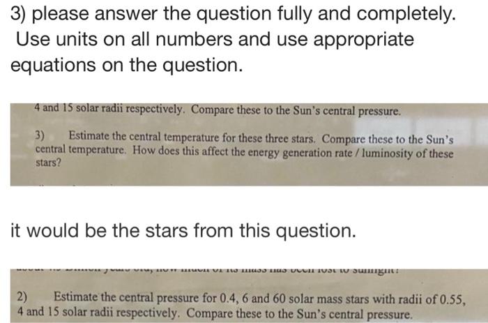 Star 1 1 75p O Star 2 0 14p O Star 3 0 071p O P O Being The Central Pressure Of Our Sun 1