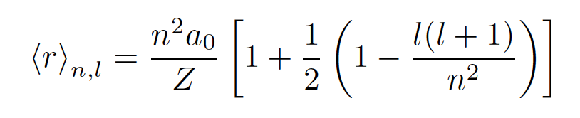 For A Hydrogenic Atom Orbital Wavefunction A Evaluate An Integral To Determine Expectation Value For The Position As A 1