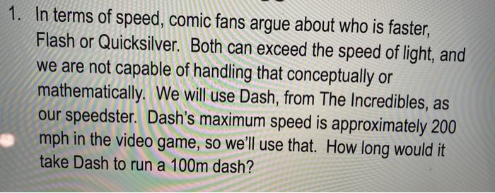 1 In Terms Of Speed Comic Fans Argue About Who Is Faster Flash Or Quicksilver Both Can Exceed The Speed Of Light An 1