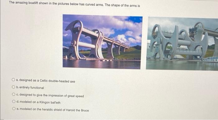 The Amazing Boatlift Shown In The Pictures Below Has Curved Arms The Shape Of The Arms Is A Designed As A Celtic Doubl 1