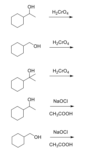 Predict The Product Of The Following Reactions 1
