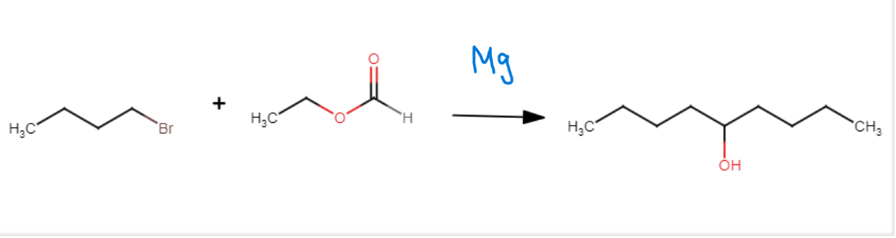 Could You Show The Full Mechanism For The Gringnard Reagent Reaction Below As Soon As Possible 1