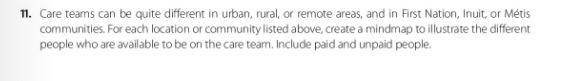11 Care Teams Can Be Quite Different In Urban Rural Or Remote Areas And In First Nation Inuit Or Metis Communities 1