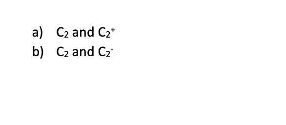 A C2 And Cz B C2 And C2 1