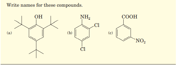 Write Names For These Compounds Oh Cooh Nh Ci A B C No Ci 1
