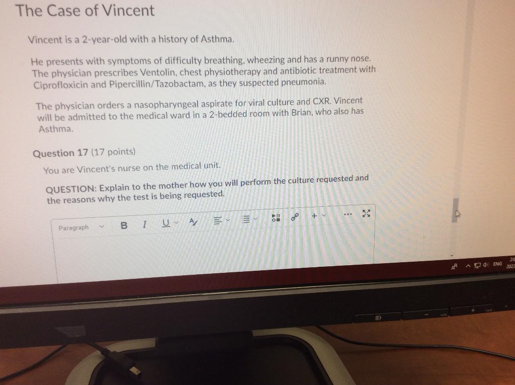 17 18 Please Answer All For This Case Study There Are 2 Questions Question 17 And 18 Please Answer Related To Infect 1