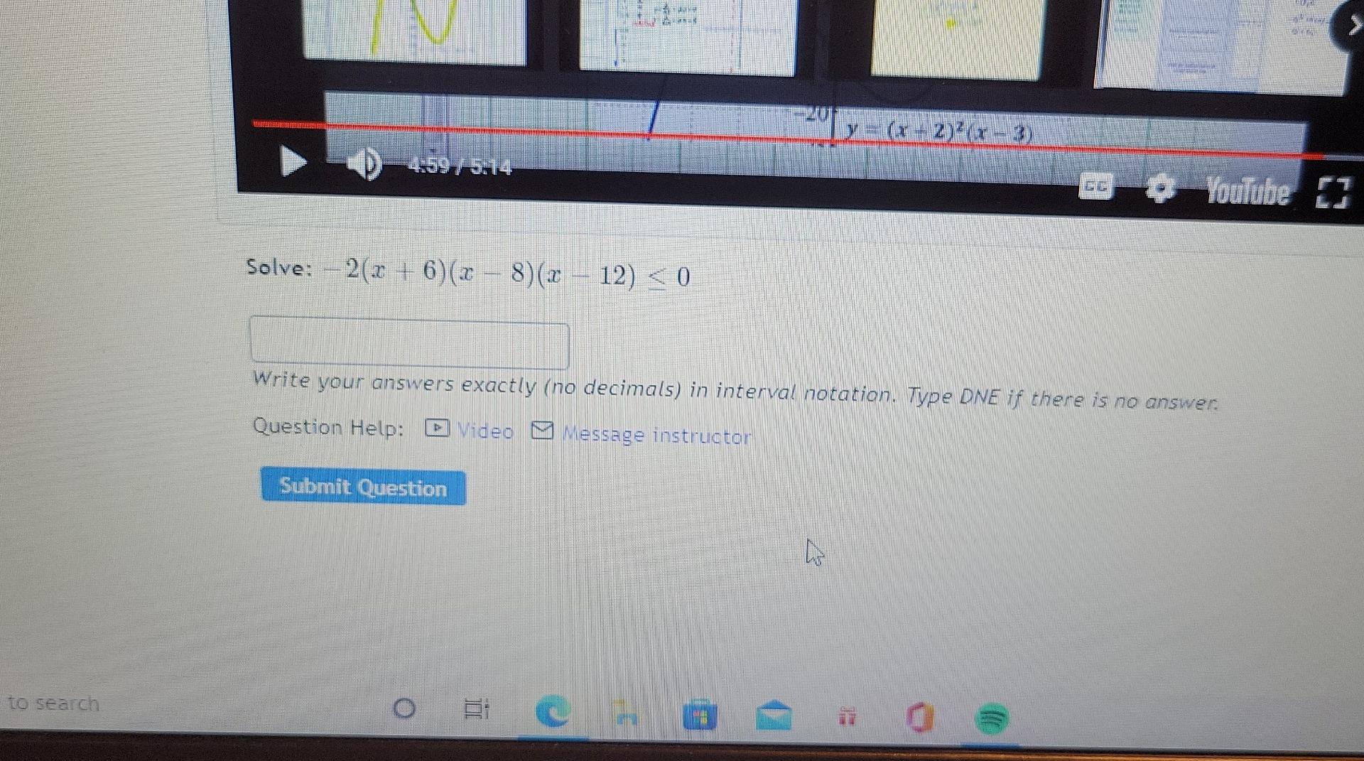 Www Www Www M Y X 2 X 3 D 4 59 5 14 Youtube Solve 2 7 6 2 8 X 12 0 Write Your Answers Exactl 1