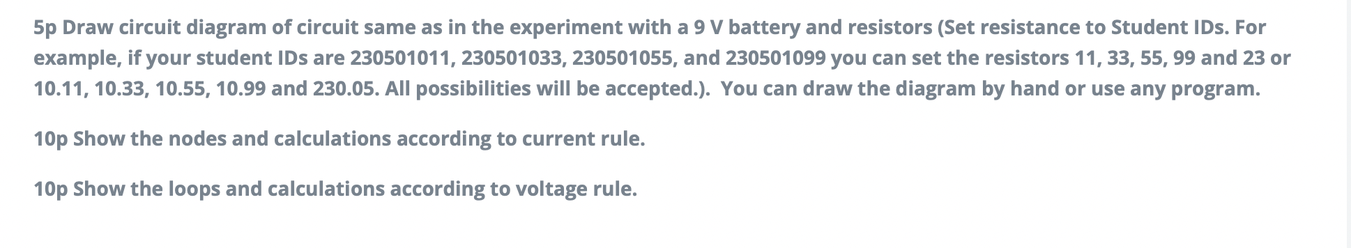 Please Use 35 21 47 And 61 As The Numbers Of The Resistors Please I Answer Kindly Answer Within 20 Minutes Thank Yo 1