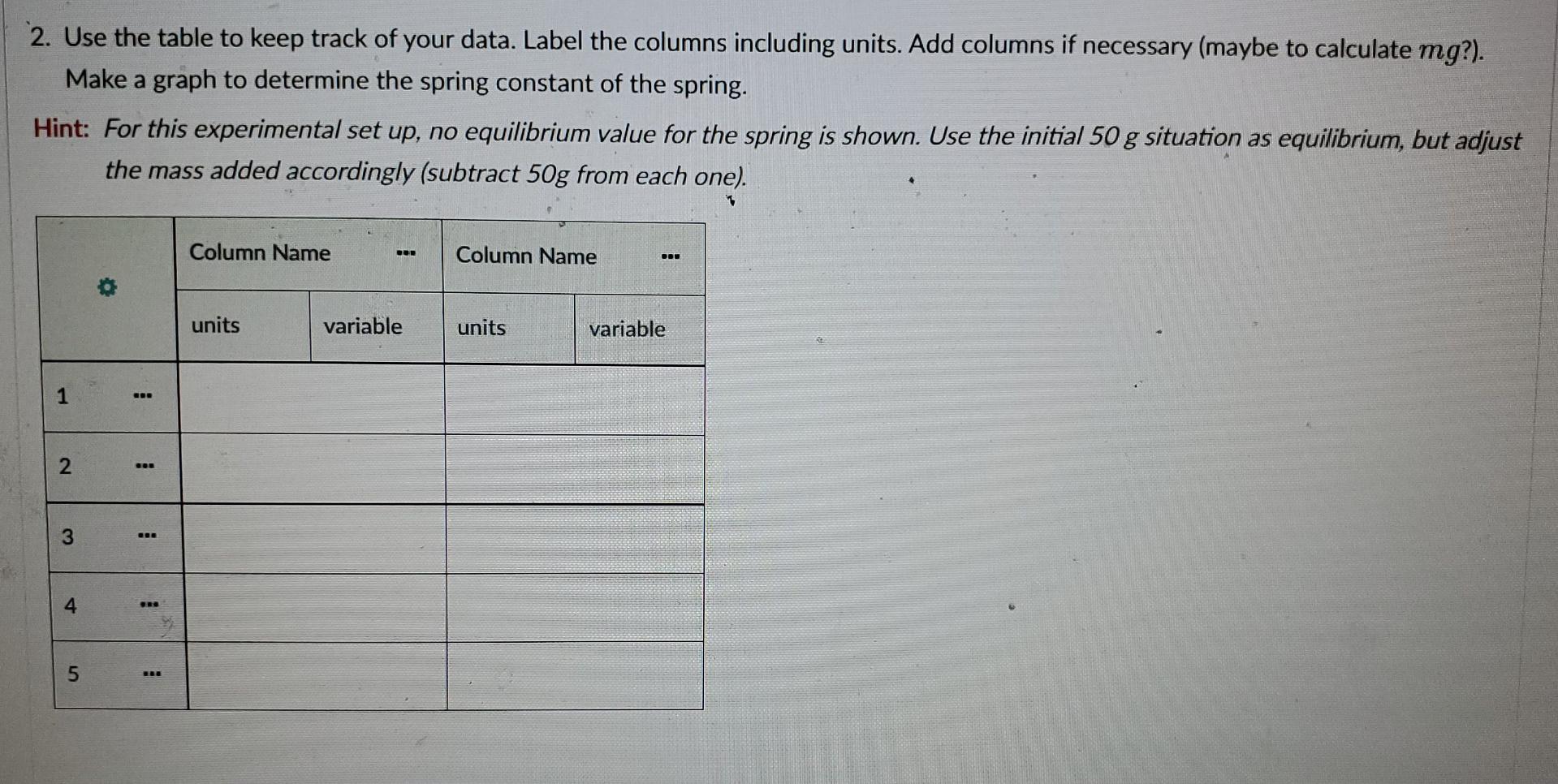 Hello Would You Please Help Me To Answer No 1 Questions And Explain How To Create The Table How To Setup The Table 3