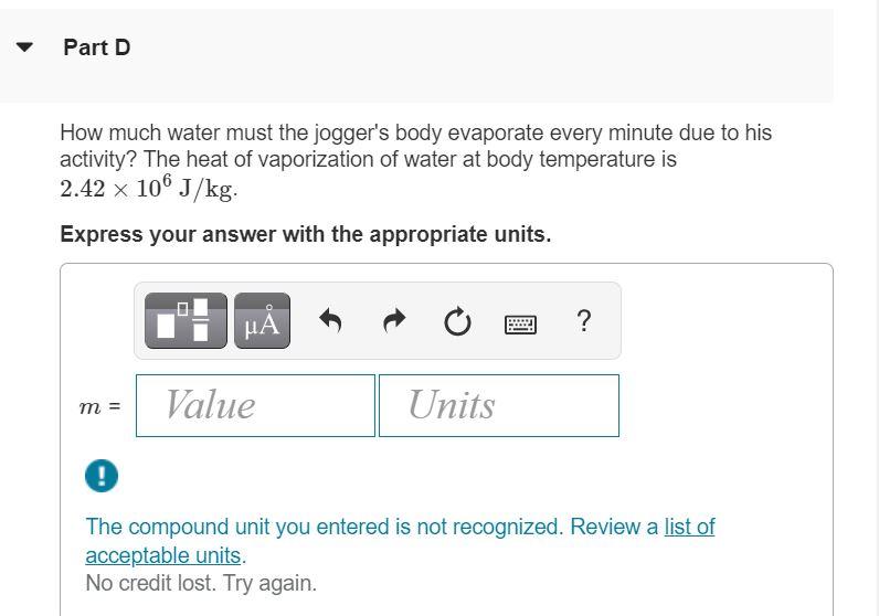 Part B You Have Probably Seen People Jogging In Extremely Hot Weather There Are Good Reasons Not To Do This When Joggi 2