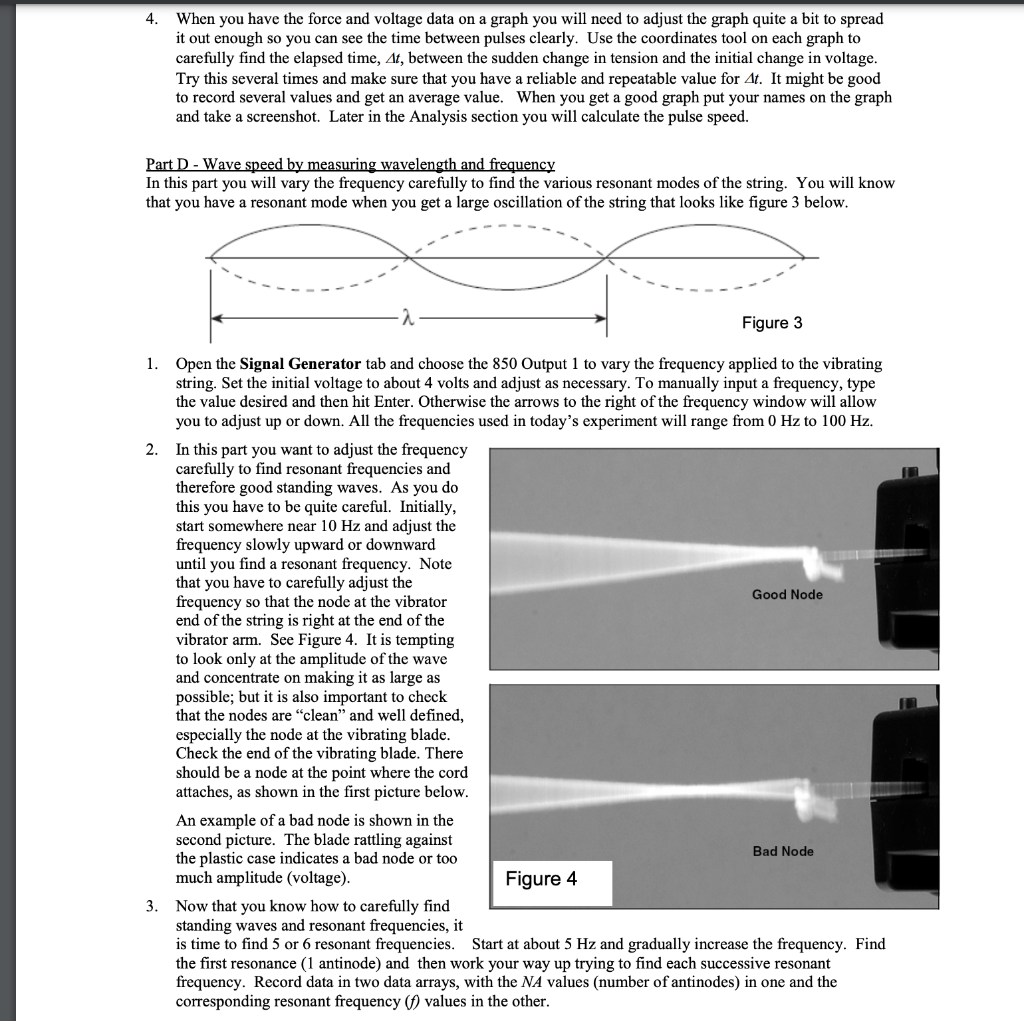 Theory For A String Bound At Both Ends The Wave Velocity V At Which A Wave Will Propagate Down A String Is Functional 6