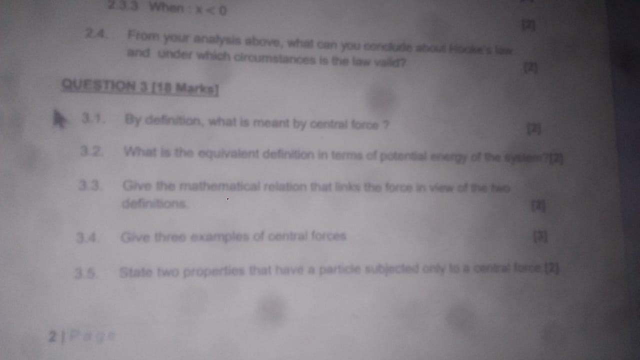 When 0 24 From Your Analysis Above What Can You Come Out Of And Under Which Circumstances Question 31 Marks 31 By De 1