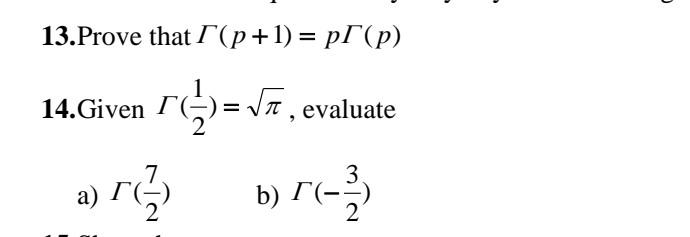 13 Prove That I P 1 Pt P 14 Given R V7 Evaluate A Re Bric 3 A 2 1