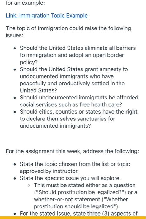 Introduction Over The Eight Weeks Of The Course You Will Work On A Paper That Addresses A Current Controversial Issue 3