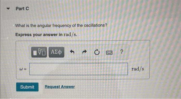Part A Use Energy Conservation To Find The Amplitude Of The Motion Express Your Answer With The Appropriate Units A 200 2