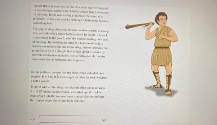 An Old Biblical Storytelsel David All Warrior End In Man To Man Combat With Goliath Much Larger Verary In The Story Dav 1