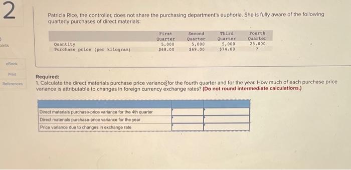 2 0 Boints Ebook Print References Required Information The Following Information Applies To The Questions Displayed B 2