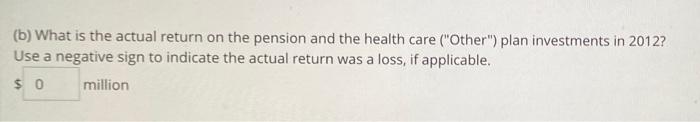 Analyzing And Interpreting Pension And Health Care Footnote Xerox Corporation Reports The Following Pension And Retiree 4