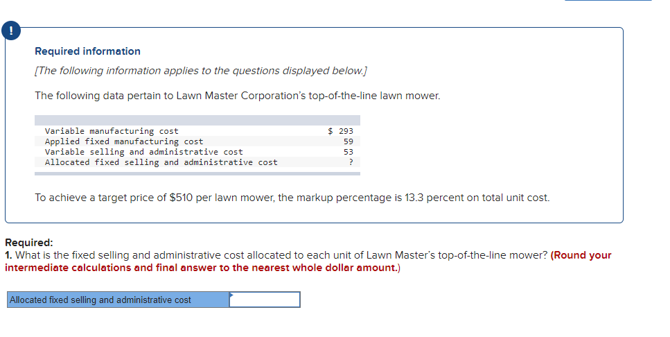 Required Information The Following Information Applies To The Questions Displayed Below The Following Data Pertain To 1