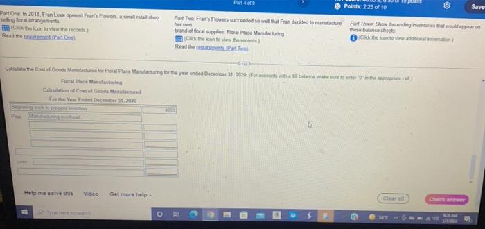 Save Part 4 Of 9 Points 2 25 Of 10 Part One In 2018 Fran Lexa Opened Fran S Flowers A Small Retail Shop Selling Foral 2