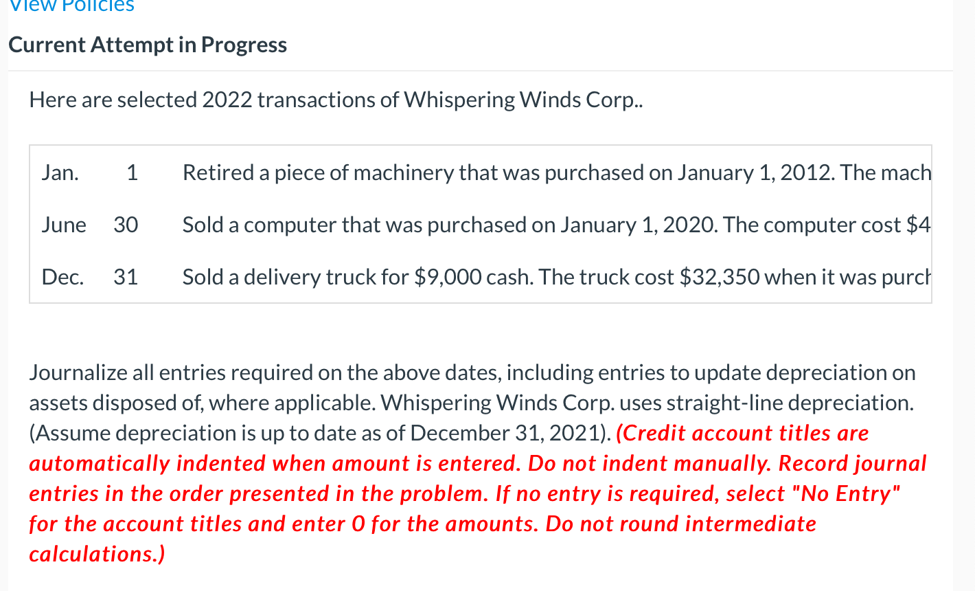 Here Are Selected 2022 Transactions Of Whispering Winds Corp 1