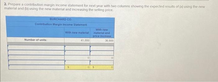 Required Information The Following Information Applies To The Questions Displayed Below Burchard Company Sold 41 000 5