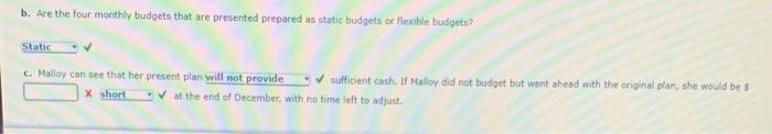 Personal Budget At The Beginning Of The School Year Katherine Malloy Decided To Prepare A Cash Budget For The Months Of 3