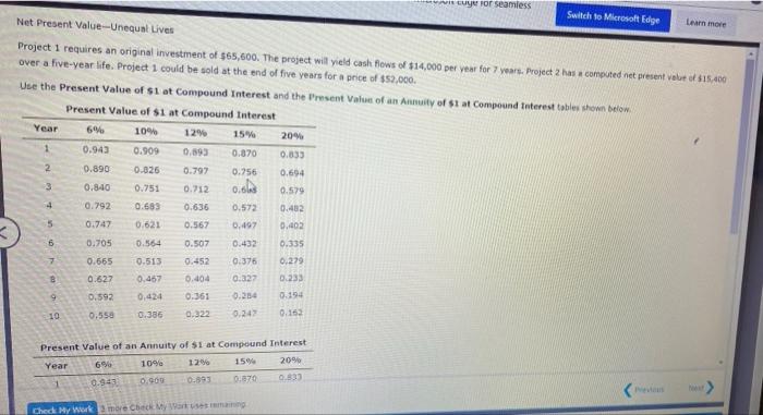 Internal Rate Of Return A Project Is Estimated To Cost 126 388 And Provide Annual Net Cash Flows Of 38 000 For Six Yea 3