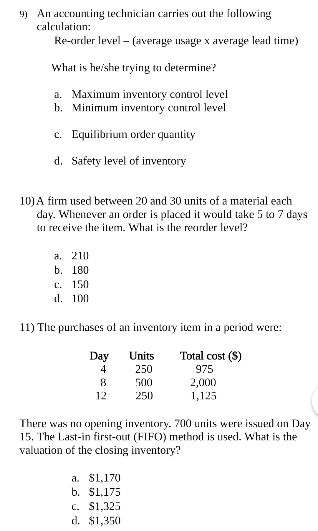 4 Consider The Information Below Beginning Inventory Of 10 Units Sold At 10 Each January 20 Purchase 10 Units At 2 3