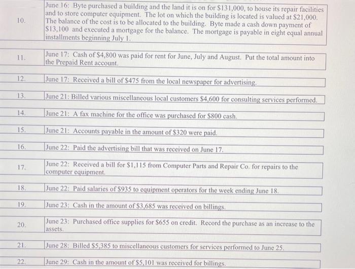 Transaction 01 02 03 04 05 06 07 08 09 Karina Hernandez 5460 Description Of Transaction June 1 Byte Of Account 2