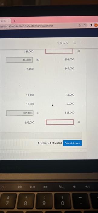 Veruia X 4c594 4787 40c0 90e6 Jafc4462218 Question 1 88 5 Solve For La Assets Liabilities Owner S Equity 31 000 B 2