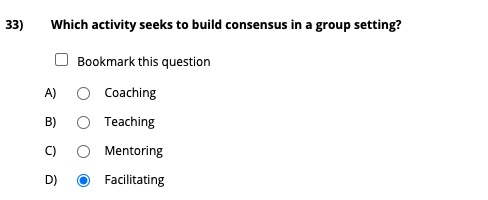 Which Activity Seeks To Build A Consensus In A Group Setting