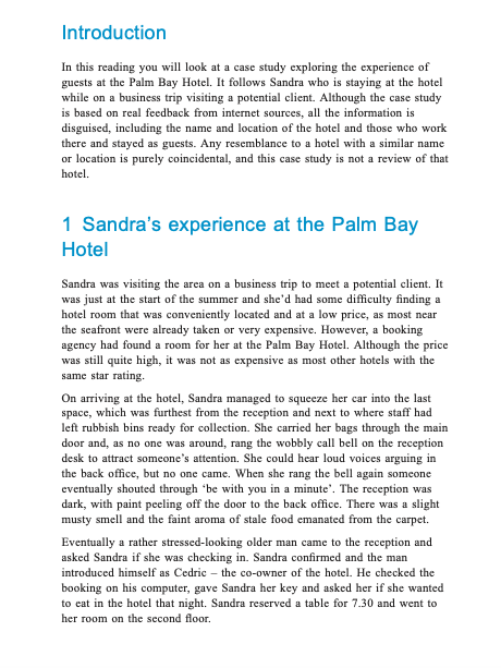 Question What Are The Sources For Operational Risk At Palm Bay Hotel What Should Palm Bay Hotel Do To Limit Operationa 1