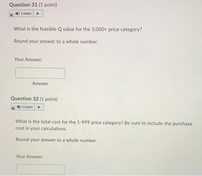 Use The Information Below To Answer The 10 Quantity Discount Problems That Follow A Company Uses 6 000 Widgets A Year 4