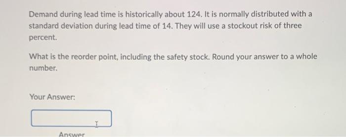 Question 63 3 Points 4 Listen A Firm Uses 45 400 Widgets Per Year And Can Produce 410 Per Day Carrying Costs Are 2