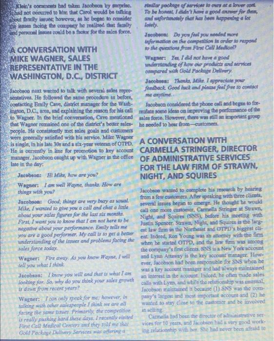 Company Currently Had Four Nakes Districts All In Major Eastern U S Citics Bxhibit 1 Detalls The Structure Of The Otp 5