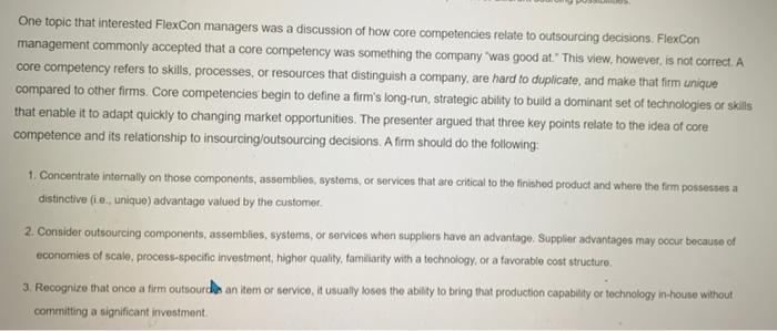 Flexcon S Insourcing Outsourcing Of Pistons Flexcon A 3 Billion Maker Of Small Industrial Engines Is Undergoing A Maj 3