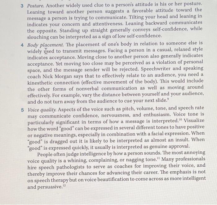11 What Are The Seven Most Frequent Forms Of Nonverbal Communication Why Is It Important To Our Ability To Communicate 3