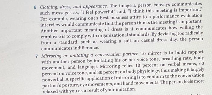 11 What Are The Seven Most Frequent Forms Of Nonverbal Communication Why Is It Important To Our Ability To Communicate 4