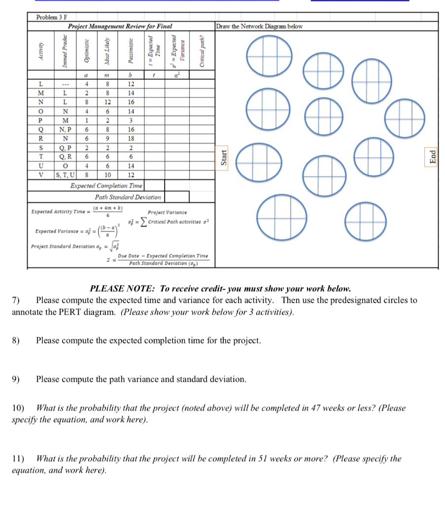 Problem 3 F L M N O P Q R S Project Management Review For Final M B T 0 4 8 12 2 8 14 8 12 16 4 6 14 1 2 3 6 8 16 6 9 1 1