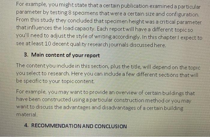 Assignment You Are Expected To Summarize Any Article Or Report Regarding To The Course Mechanics And Structures Note 2