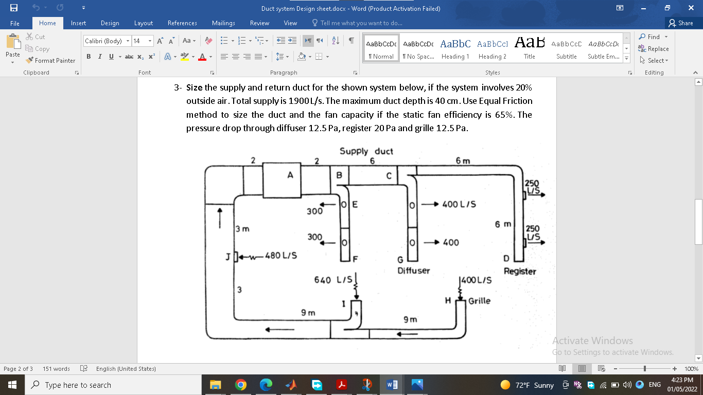 8 File Paste Home Page 2 Of 3 Insert Design Layout Calibri Body 14 Biu Abe X X Font Cut E Copy Format Painter Clip 1