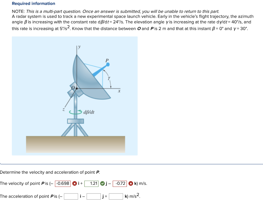 Required Information Note This Is A Multi Part Question Once An Answer Is Submitted You Will Be Unable To Return To T 1